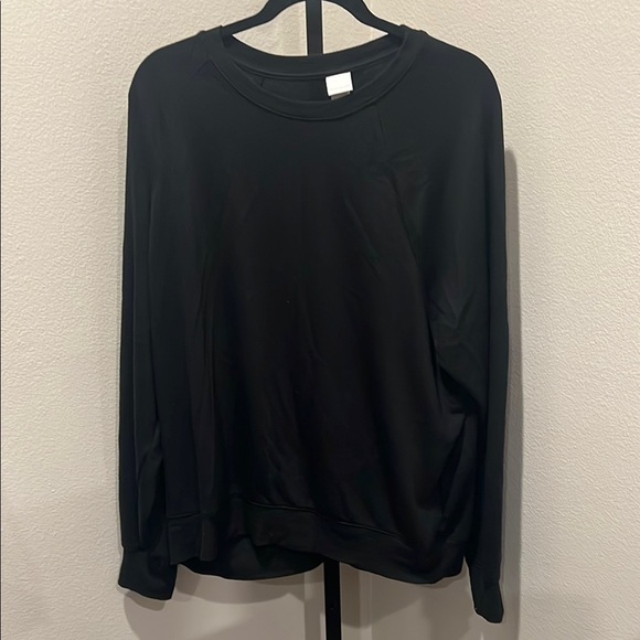 H&M Black Basics oversized Long Sleeve Shirt - Picture 1 of 3